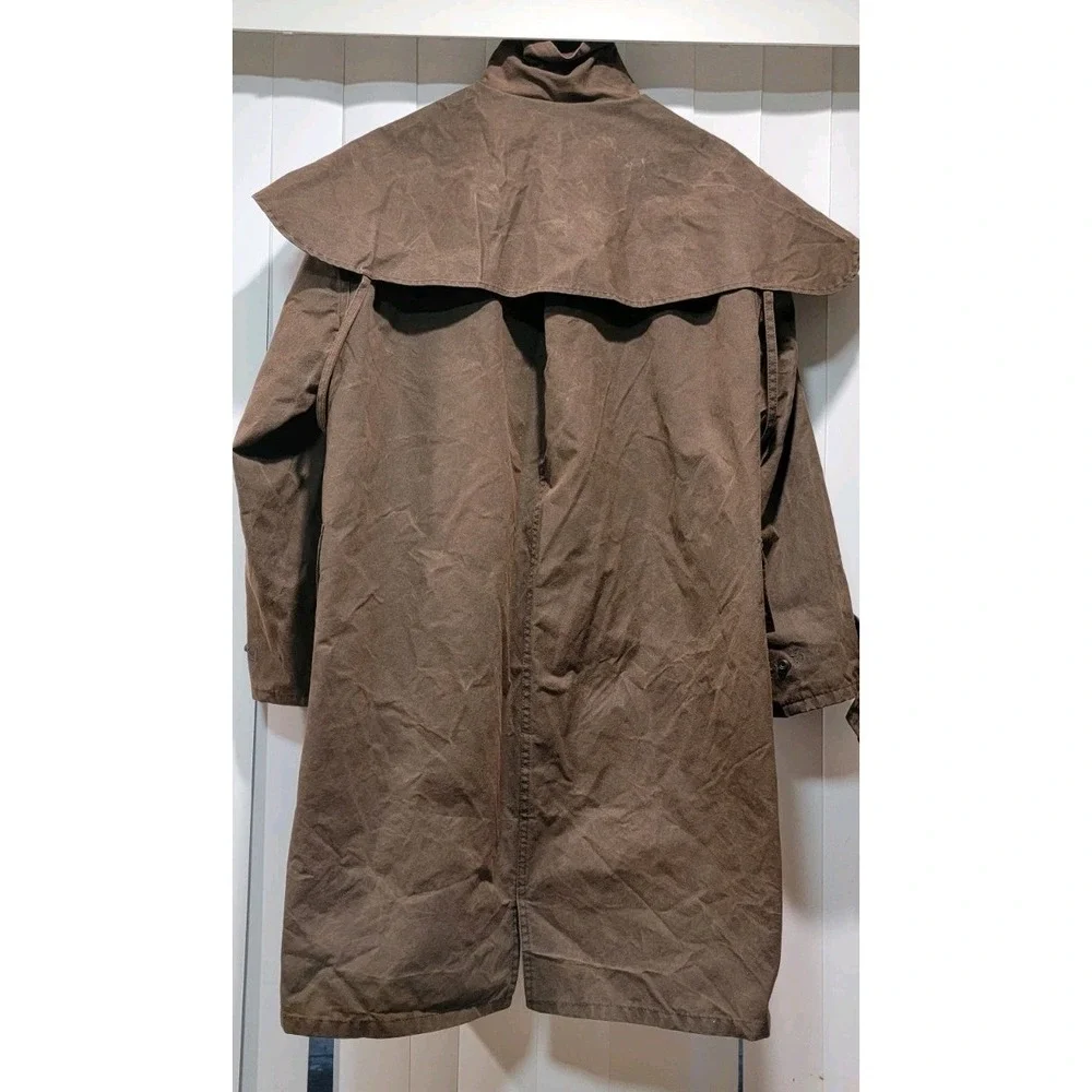 The Australian Coat Company Aussie Riding Jacket Oilskin Canvas Coated Men's Med